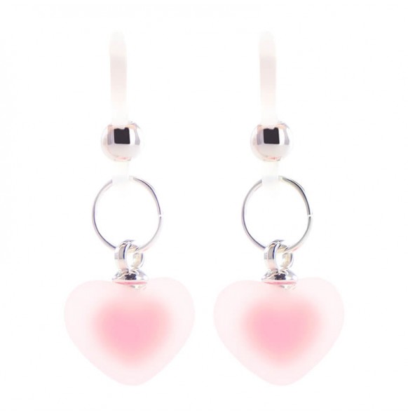 MizzZee - Heart Nipple Clamps (Pink) MizzZee - Heart Nipple Clamps (Pink)